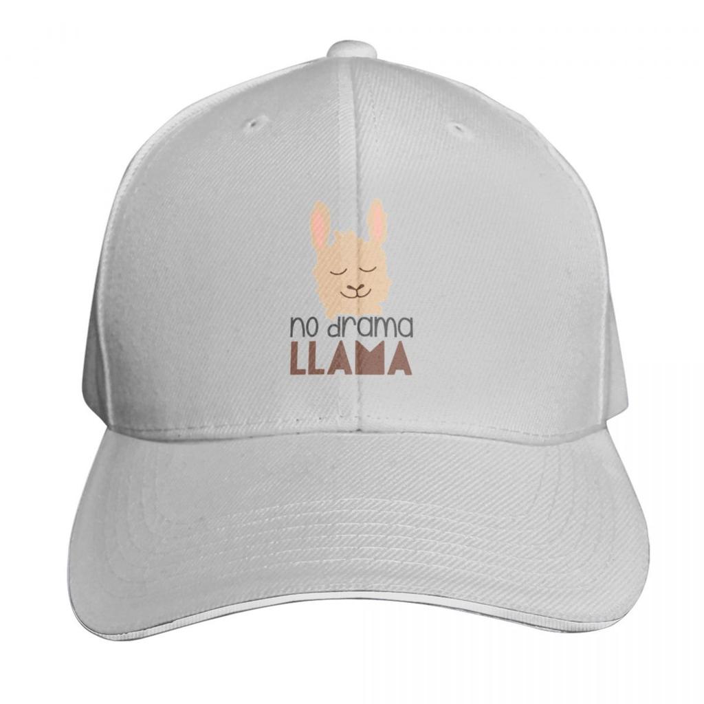 No drama Llama No prop Llama Baseball Cap Icon Unisexs big size hat Visor Anime Womens  Unisexs