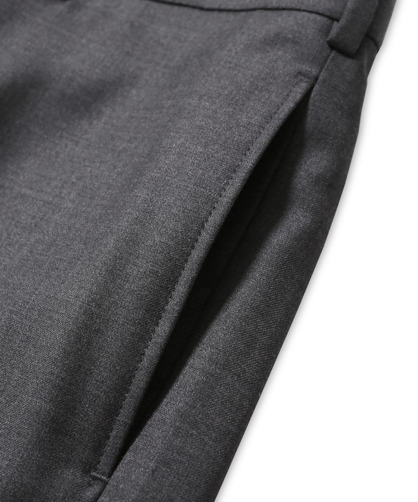 Bancheu Worsted Wool Trousers - Grey
