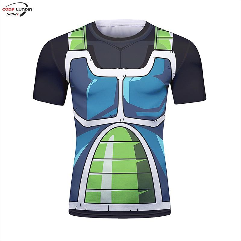 Mens Slim Fit Short Sleeve T-Shirt With 3D Print Quick-Dry Athletic Top Running Casual Sport