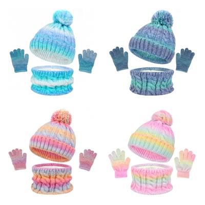 Hat Scarf Gloves Suit Comfortable Outdoor Sports Hat Lovely Styles Scarves for Men and Women