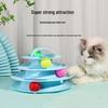 Cat Turntable Toy: Self-Entertainment & Boredom Relief Track Ball with Teasing Stick - Perfect Pet Supplies for Playful Cats