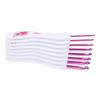 8pcs Crochet Hooks Curved Soft Handle Comfortable Portable Knitting Tool for Weaving EnthusiastPink