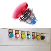 Momentary Push Button Metal Practical High Performance Red Shell Wear Resistant Professional