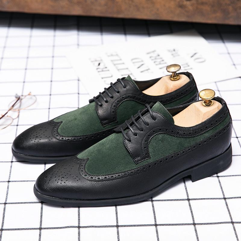 Wedding Dress Formal Luxury Brogue Designer Mens Business Italian Oxfords Casual Leather Party Shoes for Men Loafers Moccasin 48