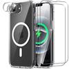 Protective Case - Transparent - iPhone 16e - Shockproof - 2 Tempered Glasses - 2 Rear Camera Protectors