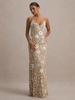 2026 Glamorous Sequin Strapless Fishtail Gown – Women's Sexy Spaghetti Strap Evening Dress