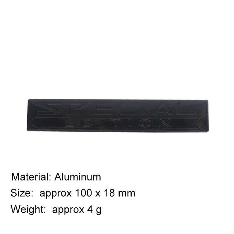 Aluminium Special Edition Logo Emblem Sticker Car Interior Exterior Decoration Decal Motorcycle Accessories