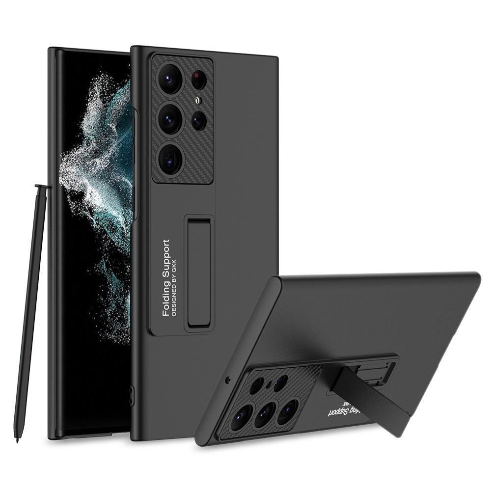 Kryt Samsung S23 Ultra s plným krytím proti pádu s kreativním stojánkem