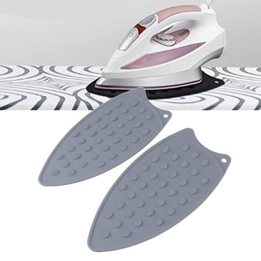 2Pcs Silicone Iron Rest Pad     Resistant Heat Resistant Iron Mat for Ironing Boards Irons