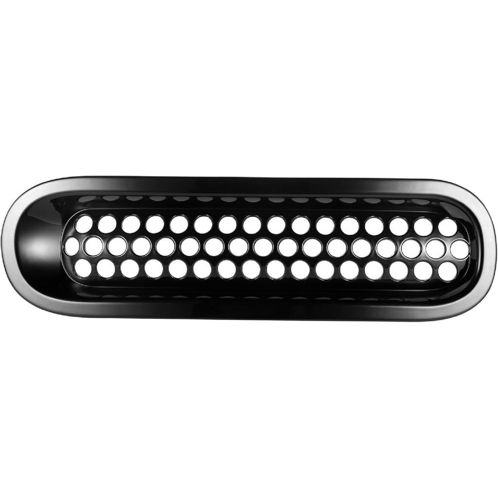 Hooke Road Black JK Grill Erts Front Grille Mesh Cover Guard For Jeep Wrangler JK 2007-2015 Accessories