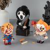 “Blocchi da costruzione di Halloween a tema Halloween: Morte fatta a mano, clown e scene horror – gioia creativa per le vacanze per i bambini!"