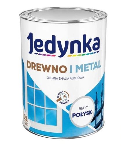 Alkyd Enamel For Wood And Metal White 0.9L - 5Emal.Bia0.9