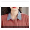 Spring Thin Long Sleeve Shirt Women Fashion Loose Fit Hong Kong Style Linen Blouse