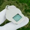 925 Sterling Silver Amazonite Gemstone Ethnic Engagement Sister Pendant Jewelry
