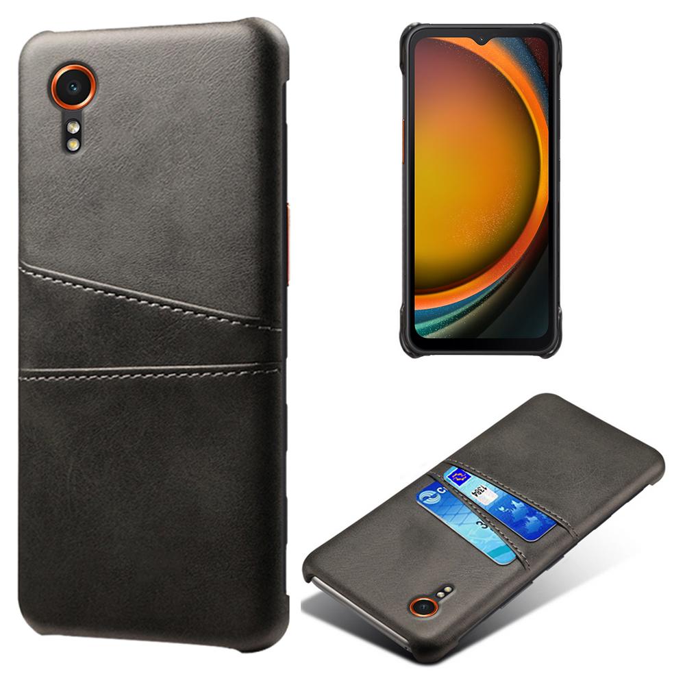 Pro Samsung Galaxy Xcover7 Pouzdro Tvrdé PC Odolné proti poškrábání Kryt na telefon s duálním držákem karet
