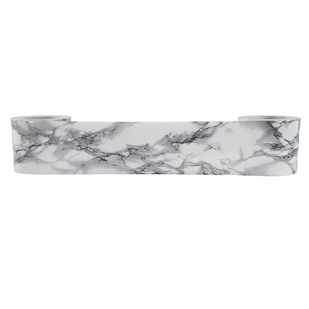 1pc 5m/196.85in Wood Grain Border Sticker Self-adhesive DIY Wallpaper Sill Door Frame Floor Wall Decoration Marble Baseboard