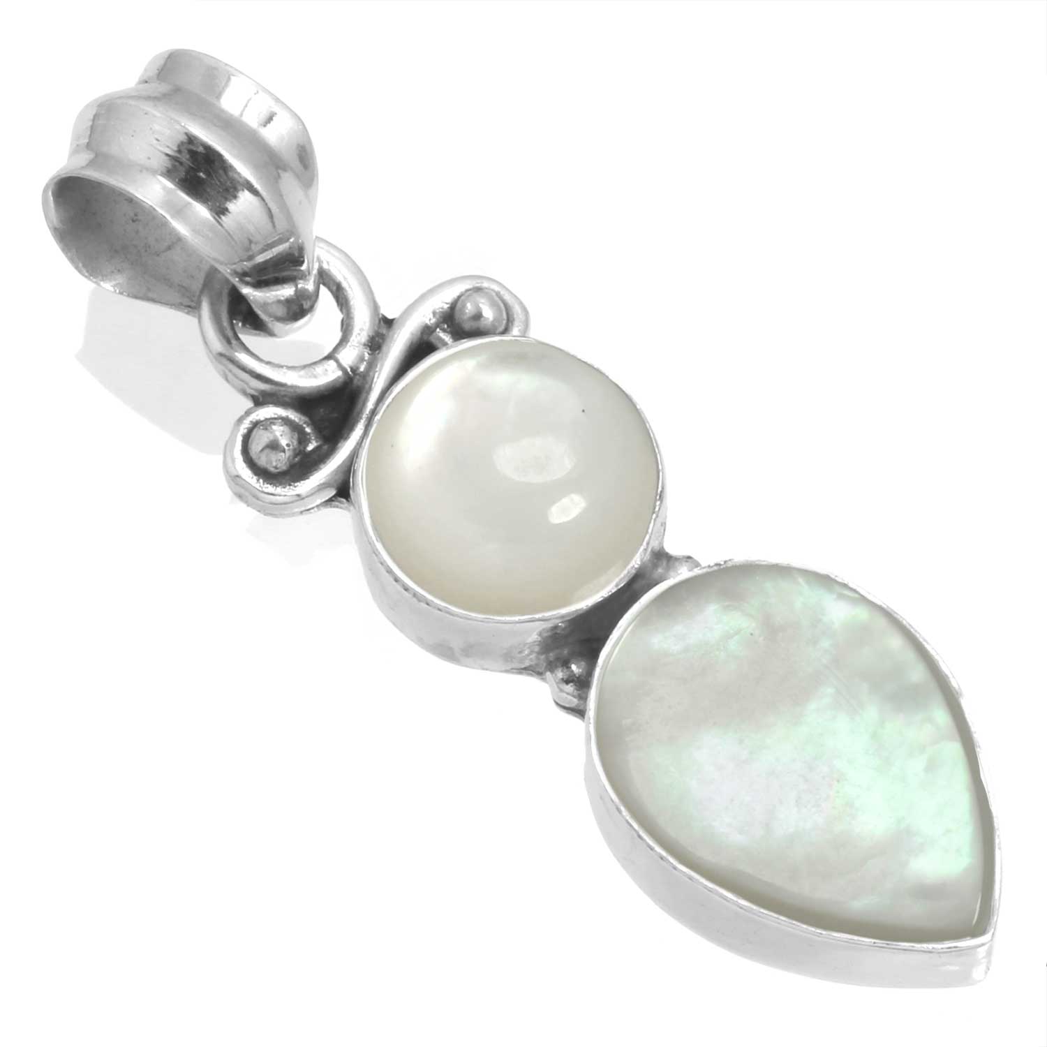 

Подвеска из стерлингового серебра 925 пробы Женская Драгоценный камень Ручная работа Ювелирные изделия Подарок на День матери Синий Зеленый Фиолетовый Медь Бирюза Жемчуг Лазурит Перламутр Мода мать жемчужного