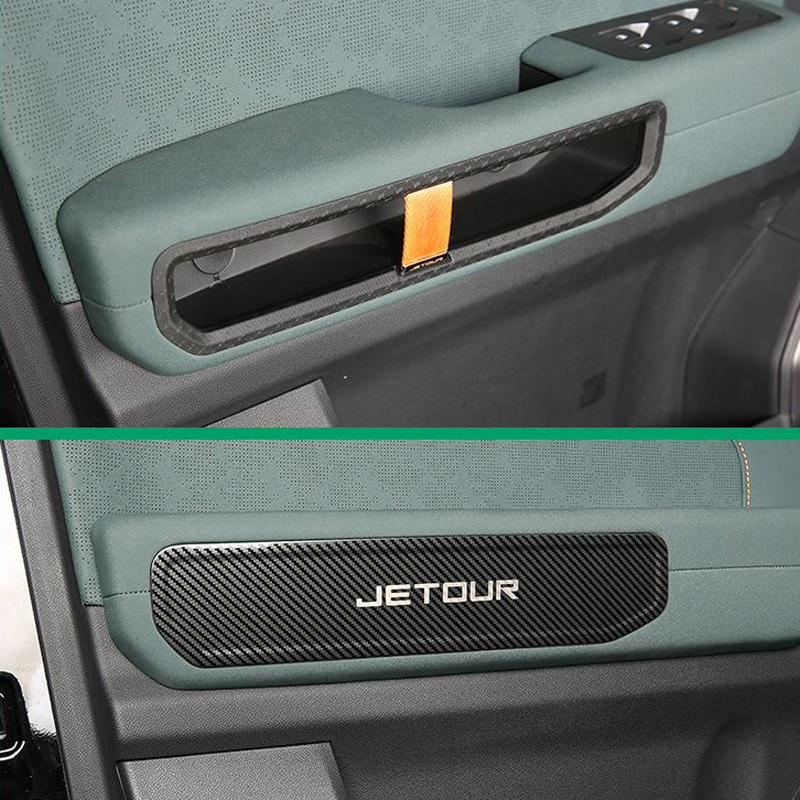 Car Stainless Steel Door Handle Panel Decorative Cover For Chery Jetour Traveller T2 2023 2024 Modification Accessories