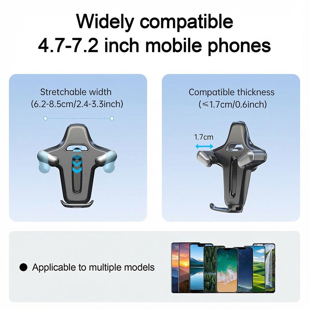 Multi-Functional Suction Cup Windshield Phone Holder with Extended Soft Hose for Cars, Trucks, Vans, and Buses