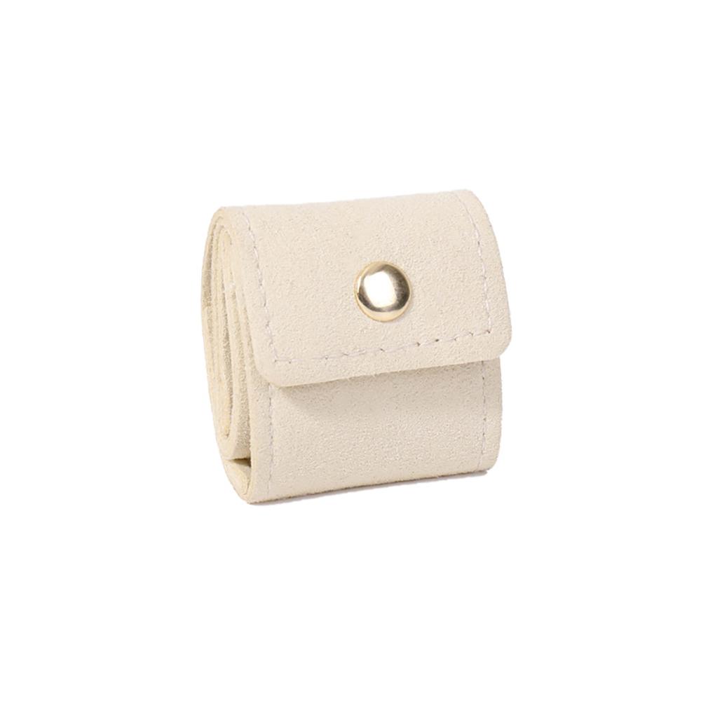 Mini travel jewelry storage bag, storage compartment, ring earring portable box, makeup bag