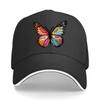Colorful Metal Butterfly Wall Decor Hip Hop Hat Fashion Outdoor Sports Sandwich Baseball Cap