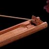 2pcs Wood Incenses Holder With Adjustment Angles Aromatherapies Incenses Holder Great for Office or Home Decoration