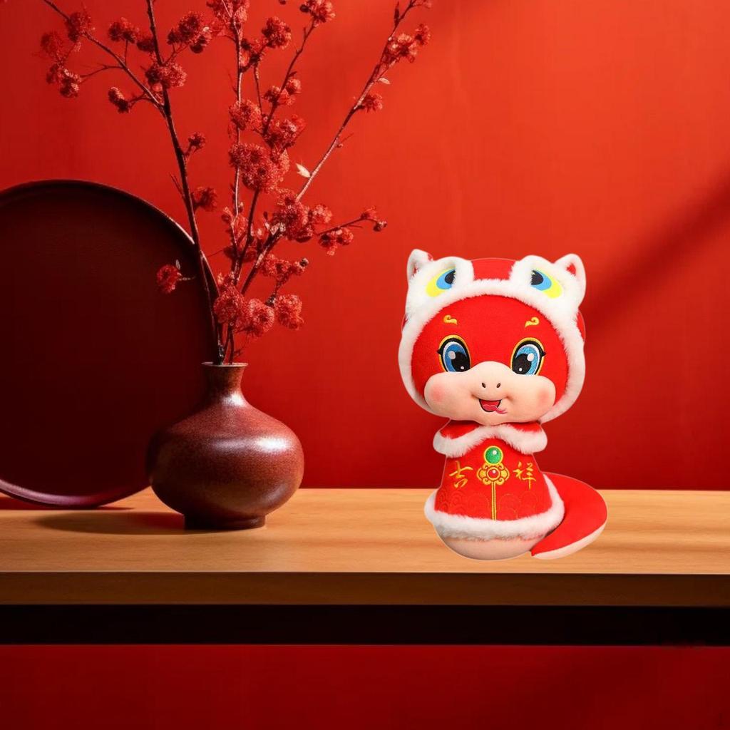 Chinesisches Jahr Plüsch Schlangenfigur Spielzeug für Schlafzimmer