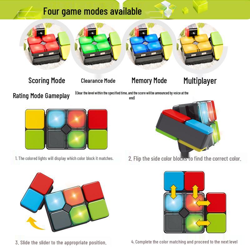Cross-Border Music Magic Cube Flipslide Handheld Game