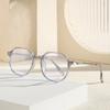 Men's and Women's Minimalist Full Frame Oval Anti Blue Light Glasses