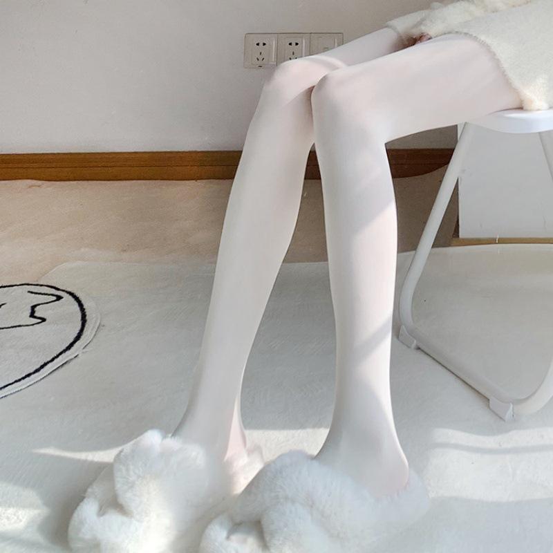 Song Hye-kyo Weinrot Matte Formende Strumpfhose – Mikro-Kompression, Blickdicht, Leggings für Frühling/Herbst