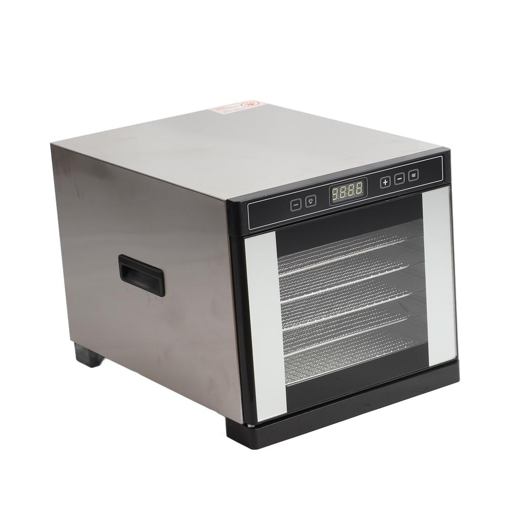 Food Dehydrator Hot Dryer 6 Trays Dryer Machine with Temperature Control for Jerky Fruit Meat Pet