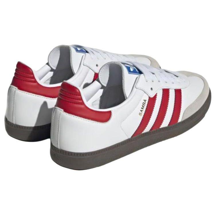 adidas Samba OG Bianco Scarlatto Sneakers Unisex Bianco Nuvola Rosso Migliore Colore Fornitore IG1025