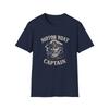 Motor Boat Captain T-Shirt | Vintage Nautical Captain Graphic Unisex T-Shirt
