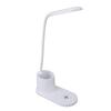 LED Desk Lamp Touch Control Flexible Arm Small Table Light with Wireless Charger Pen Holder for