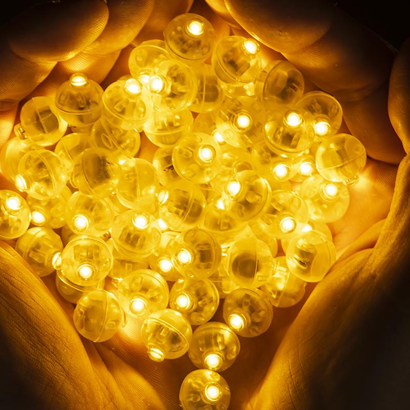 20/50/100pcs LED Balloon Light Tiny Led Light Mini Round Led Ball Luminous Lamp for Bar Lantern Christmas Wedding Party Decoration