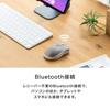 Sanwa Direct Bluetooth Mouse, Quiet, Small, Multi-pairing, iOS Compatible, DPI Switching, Blue LED, Navy 400-MABTIP3NV