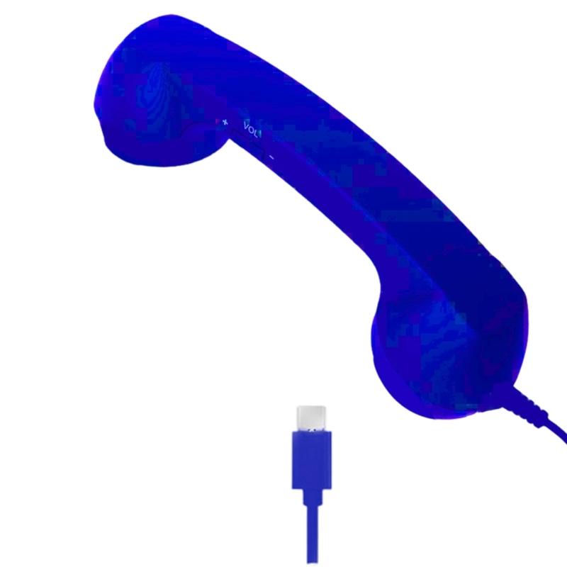 Ergonomic Comfort Lightweight ABS Type C Handset for Extended Use During Phone Calls and Music Playbacks