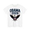 Obama 2028 Shirt Vote Obama For President 2028 Unisex 100% Cotton T-shirt Mens Tees Top