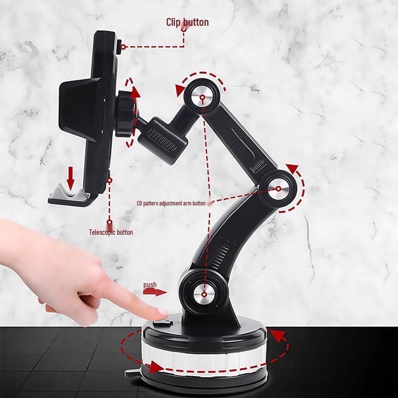 Multifunktionale Autotelefonhalterung mit Saugnapf für Windschutzscheibe & Konsole