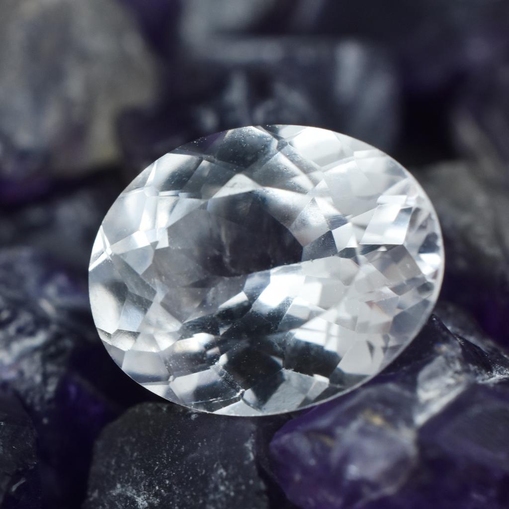 Natural White Sapphire Loose Gemstone 5.30 Ct Oval Cut Earring-Ring September Birthday Birthstone
