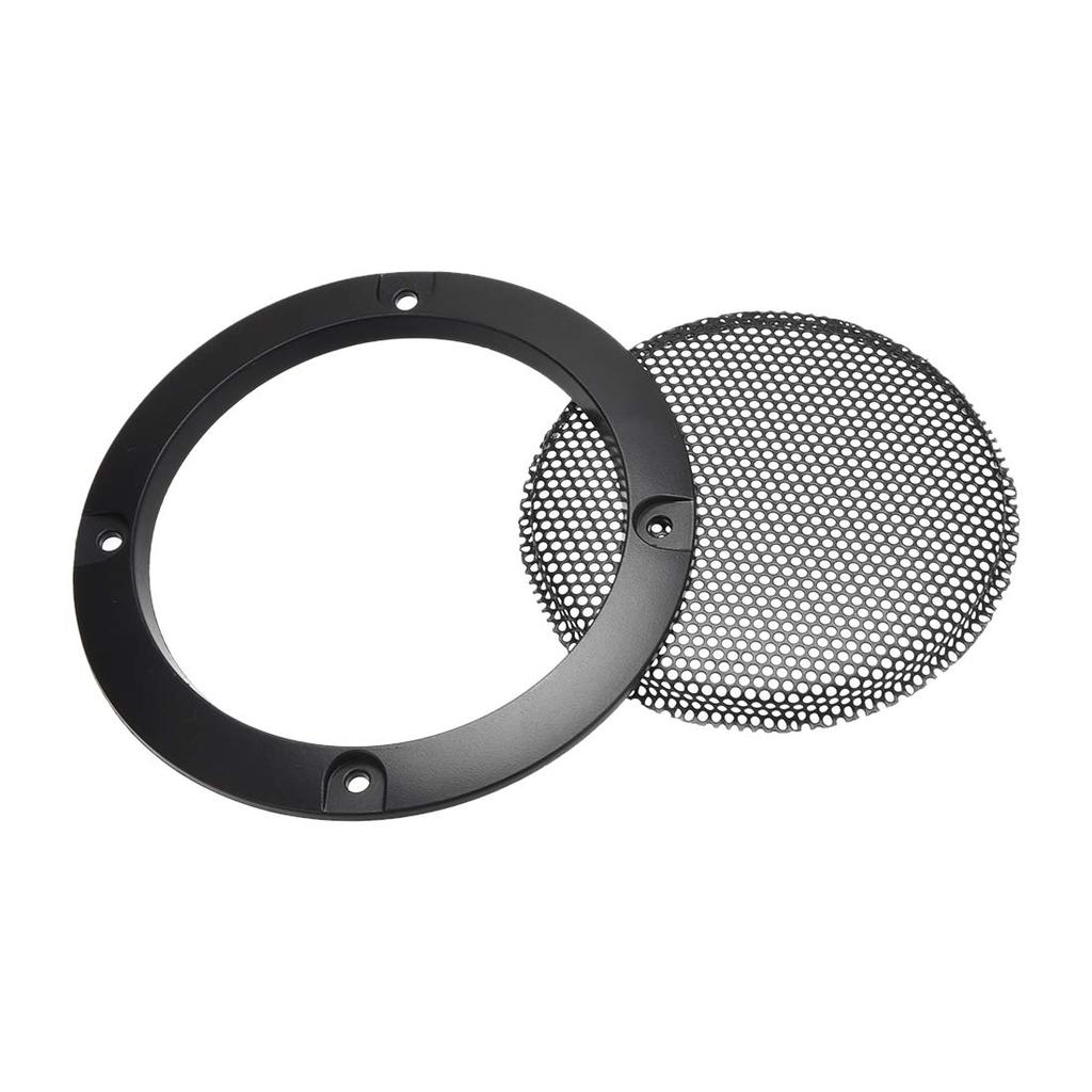 uxcell Speaker Grille Cover Outer Diameter 66mm Mesh Decoration Circle Subwoofer Guard Protector Black Pack of 2