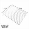 New Stainless Steel Cooling Rack Non-stick Silver Baking Tray Barbecue Cooking Mesh Shelf