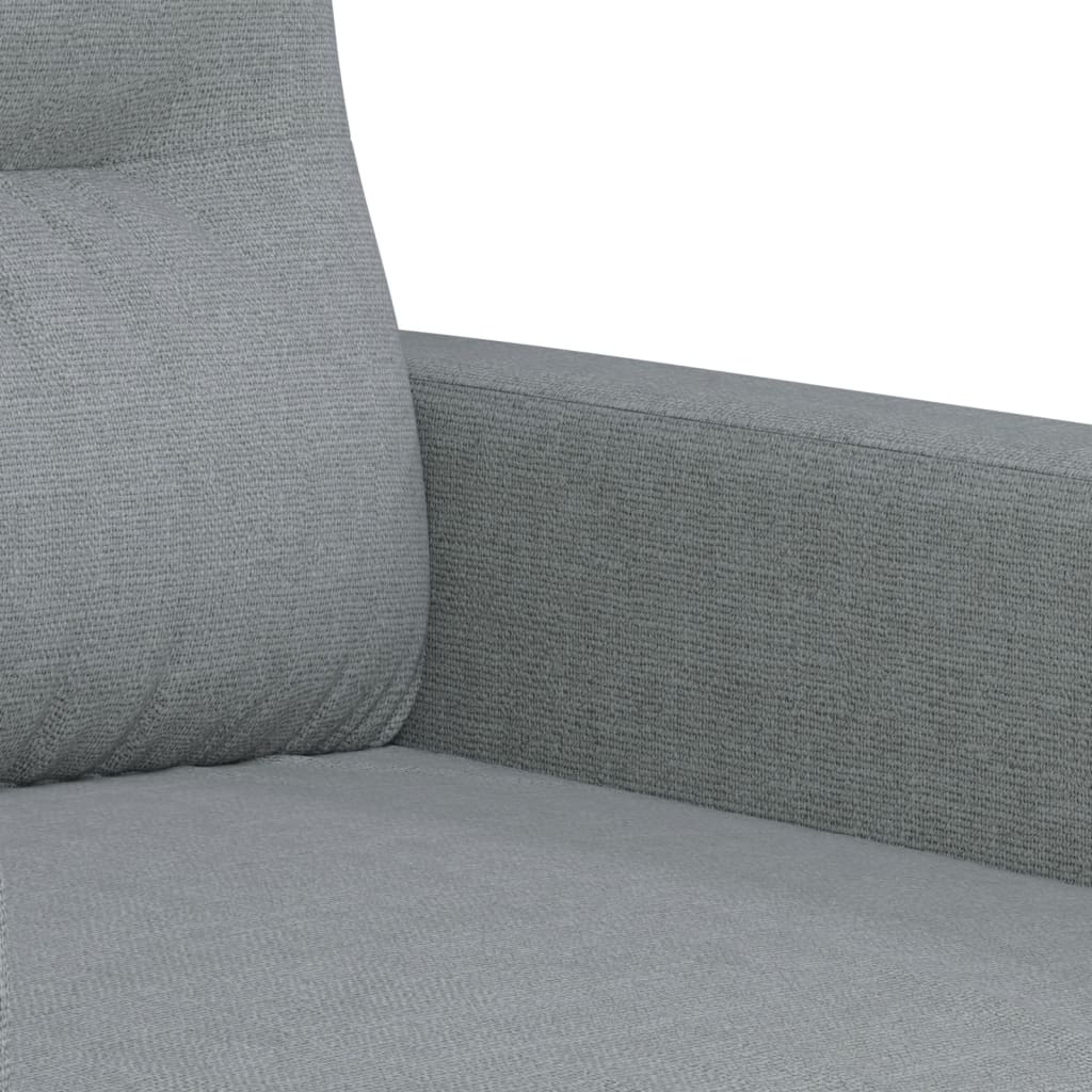 Vidaxl 2-Cz. Relaxation Set With Cushions, Light Grey, Fabric