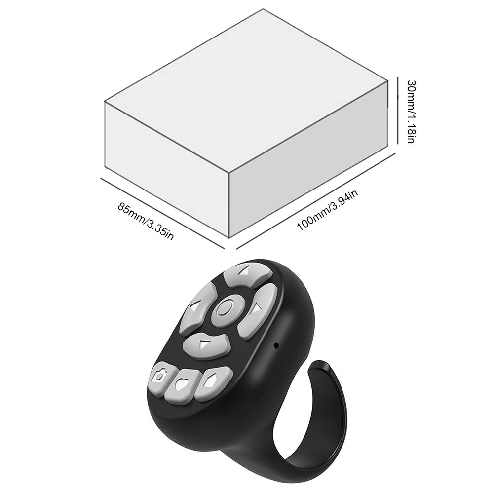 Bluetooth Wireless Remote Control E-book Page Turner Controller Multifunction Wireless Camera Shutter Selfie Remote For TikTok