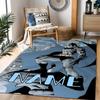 Looney Taz Art Personalized Name Carpet Design for Decorate room Entryway Study room Balcony Anti-slip Rug Anime Office Decor