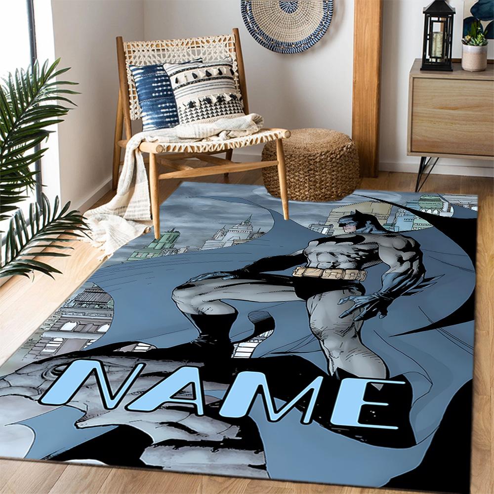 Looney Taz Art Personalized Name Carpet Design for Decorate room Entryway Study room Balcony Anti-slip Rug Anime Office Decor