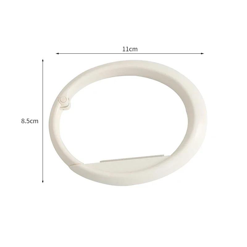 

Портативный съемный крючок для сумки без сверления - Подвеска для рюкзака сбоку стола для студентов, идеально подходит для школьных парт, письменных столов, организации белый