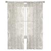 Artistic Beige Baroque Retro Flowers Voile Curtains Window Treatment Chiffon Tulle Curtain Kitchen Living Room Bedroom Light Filtering For Great