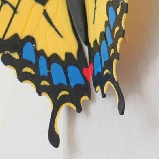 1/3/6Pcs 3D Butterfly Refrigerator Magnet DIY Home Office Kitchen Locker Fridge Realistic