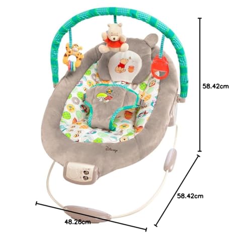 Kids II Japan Bright Starts Disney Winnie the Pooh Winnie the Pooh Dots & Honey Potts Bouncer (0 months and up) (60256) by Kids II